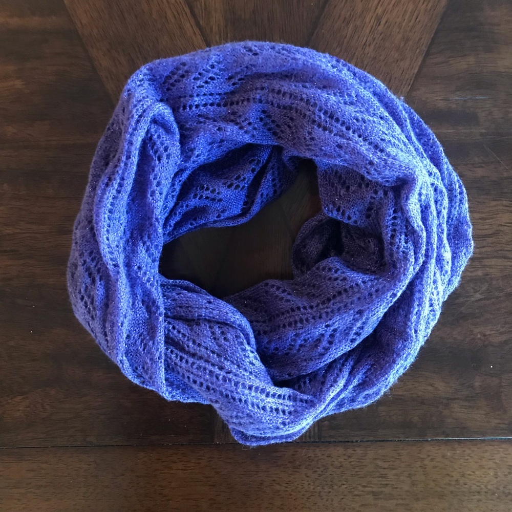 Gorgeous purple infinity scarf!